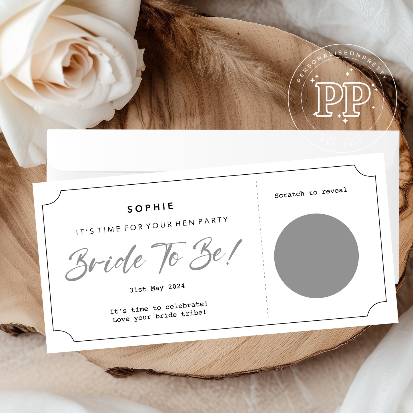 Personalised Surprise Hen Do Ticket