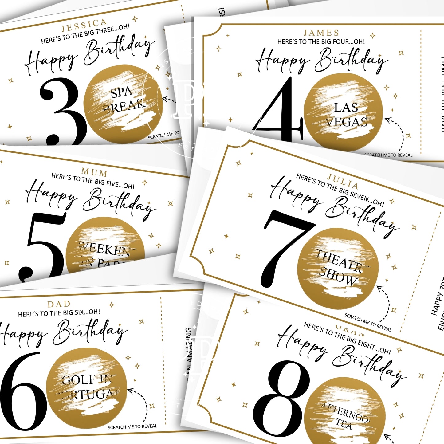 Birthday Surprise Ticket Gift Reveal