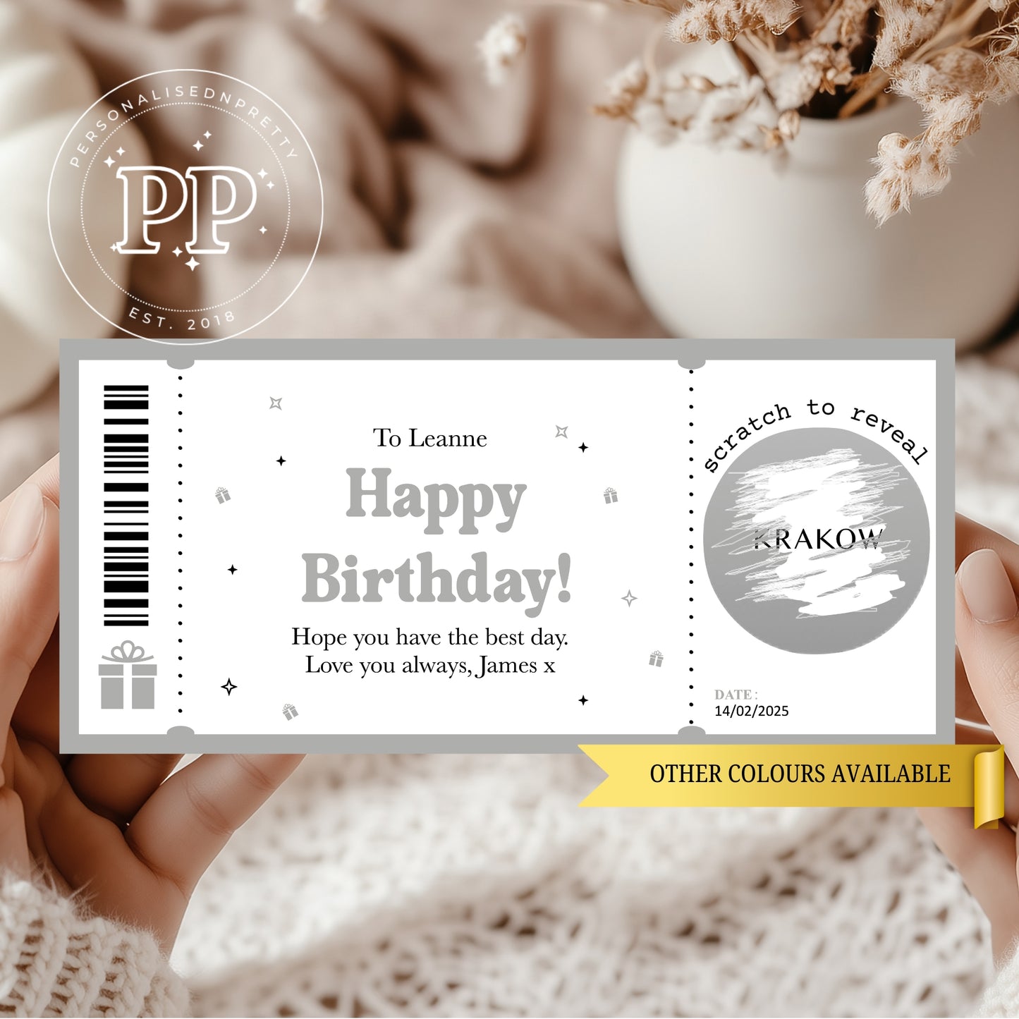 Birthday Reveal Card