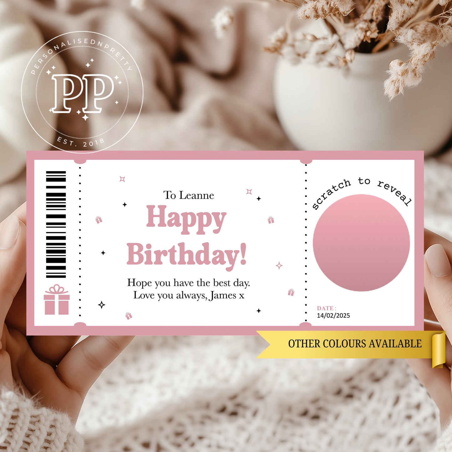 Birthday Reveal Card