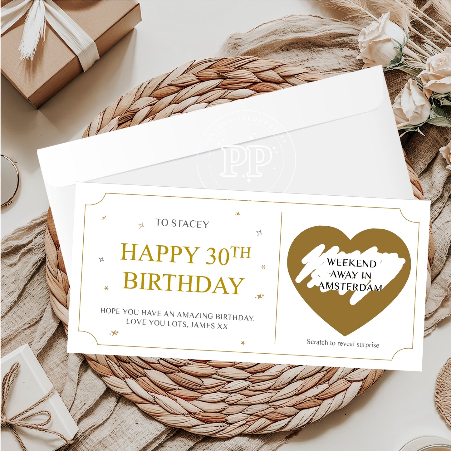 Birthday Surprise Ticket